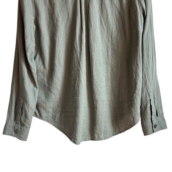 Rails Kona Sage Shirt Inca Embroidery Linen Blend Size Small - Picture 8 of 12